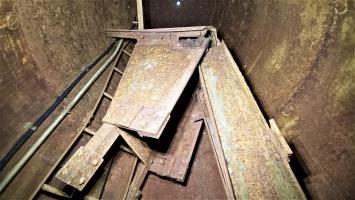 Ligne Maginot - HOCHWALD C1 - (Casemate d'infanterie) - Plancher mobile de la cloche GFM
