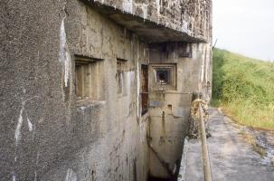 Ligne Maginot - LATIREMONT - A3 - (Ouvrage d'artillerie) - L'entrée des hommes
Le pont d'entrée est retiré