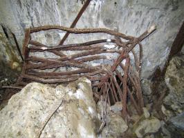Ligne Maginot - DRACHENBRONN SUD EST - (Casemate d'infanterie) - Restes du casier à obus de 37 dans la chambre de tir