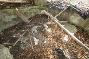 Ligne Maginot - Blockhaus de RAMELSHAUSEN 6 - Le vestige de la crinoline