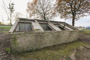 Ligne Maginot - 15/3 - MUEHLRHEIN (Casemate d'infanterie - double) - Les niches à mines et à barbelés