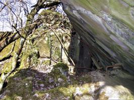 Ligne Maginot - SCHMELZBACH 9 - (Blockhaus de type indéterminé) - Un créneau reste en partie visible