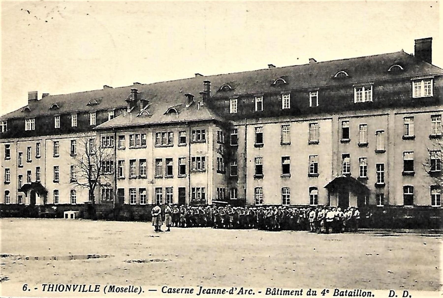 Ligne Maginot - QUARTIER JEANNE D'ARC - (Camp de sureté) - THIONVILLE Caserne Jeanne d'Arc
Bâtiment du 4° Bataillon