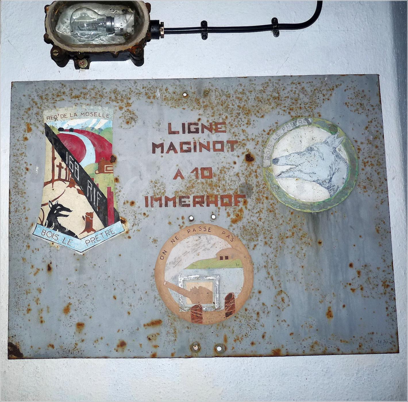 Ligne Maginot - IMMERHOF - A10 - (Ouvrage d'infanterie) - Bloc d'entrée
