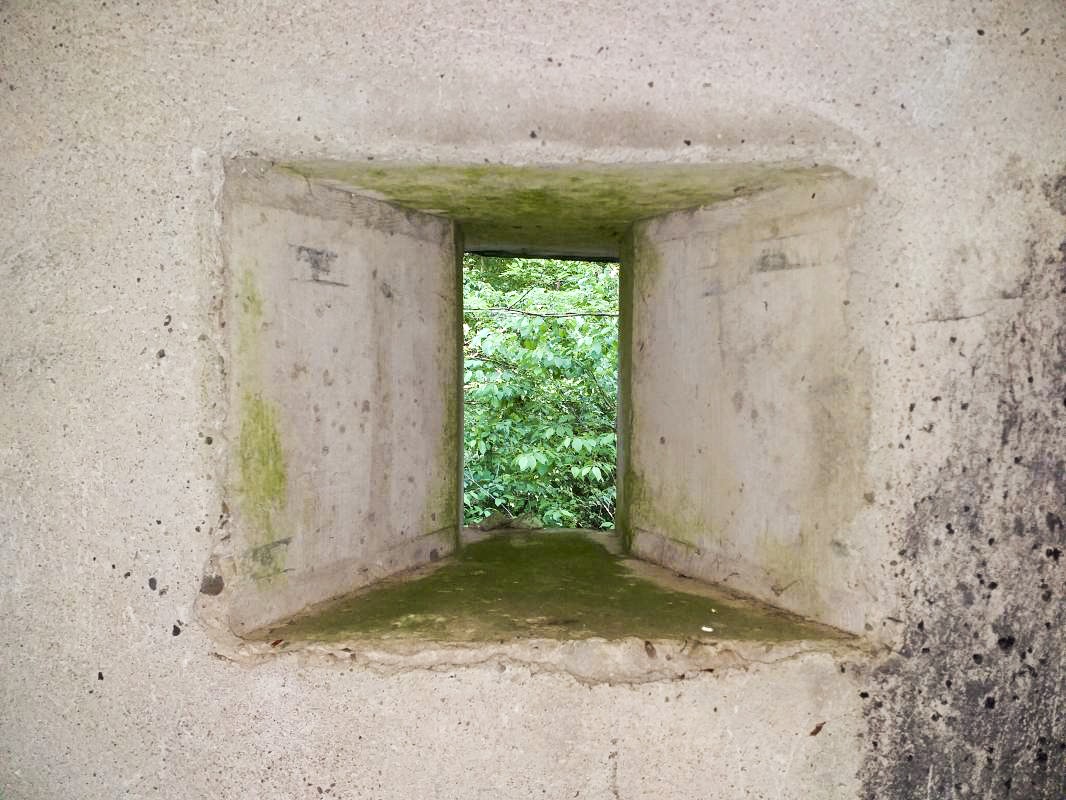 Ligne Maginot - SELTZBACH 6 - (Blockhaus pour arme infanterie) - Chambre de tir tour FM - détail créneau