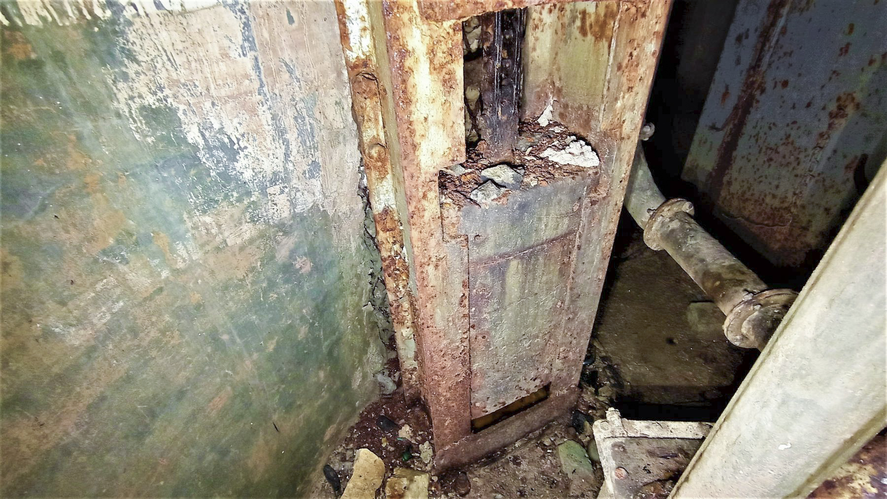 Ligne Maginot - PETIT REDERCHING - (Abri) - Contrepoids du plancher mobile de la cloche GFM 