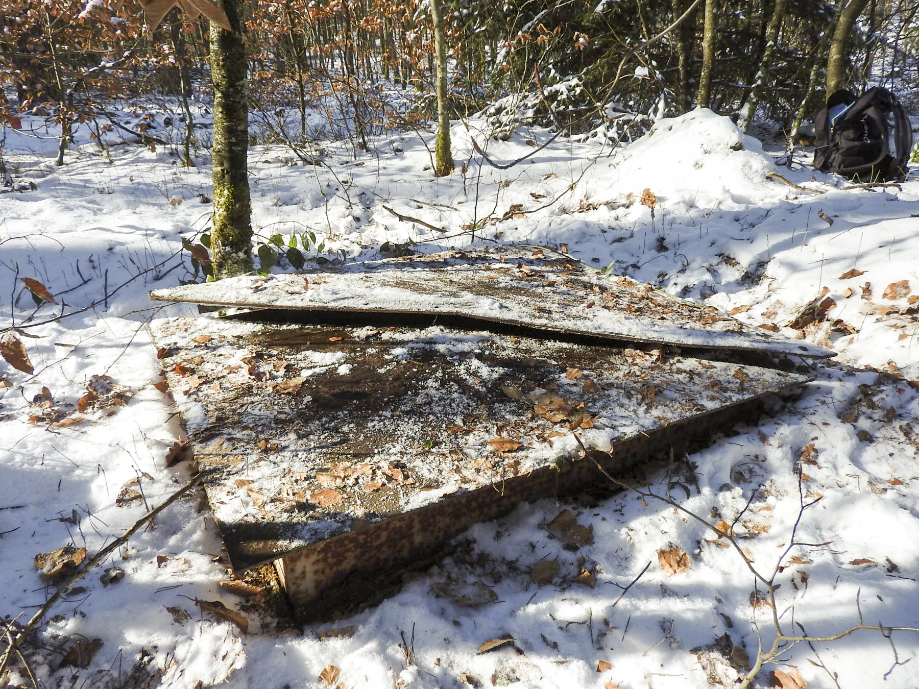 Ligne Maginot - D1 - (Chambre de coupure) - La trappe du blockhaus - STENGER Mathieu