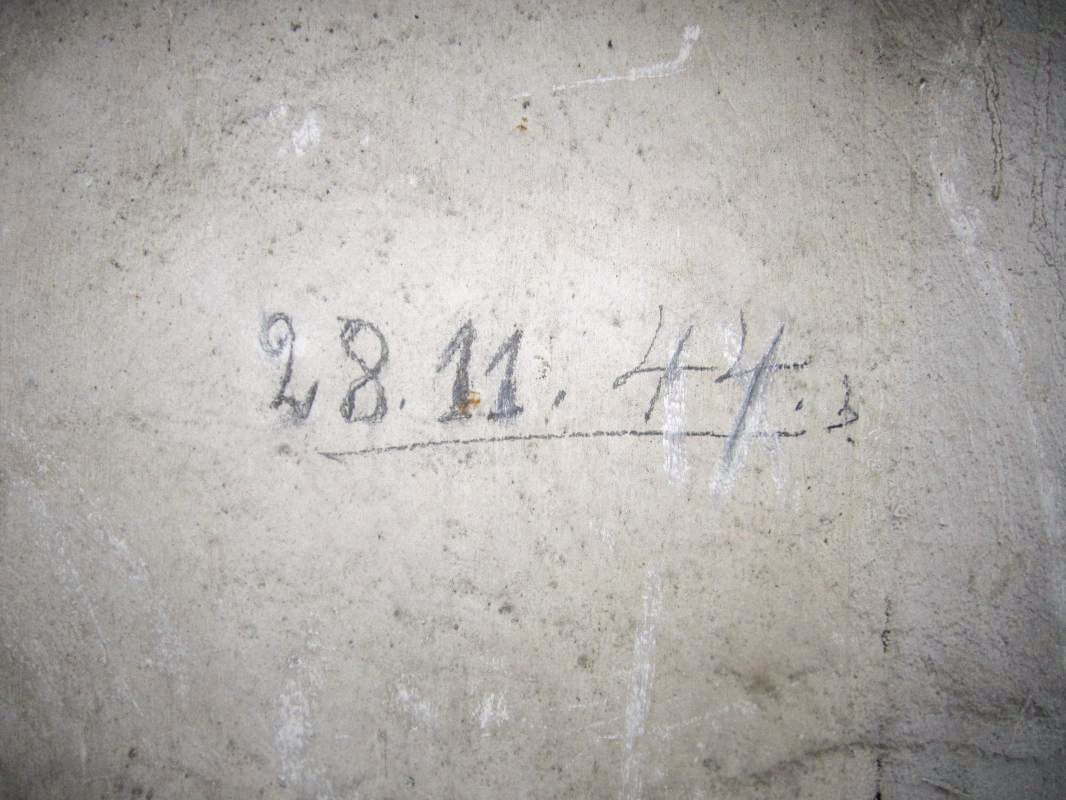 Ligne Maginot - SOUFFLENHEIM (II / 23° RIF) - (Abri) - Graffiti 28/11/44 (dans chambre d'officier 1er étage)