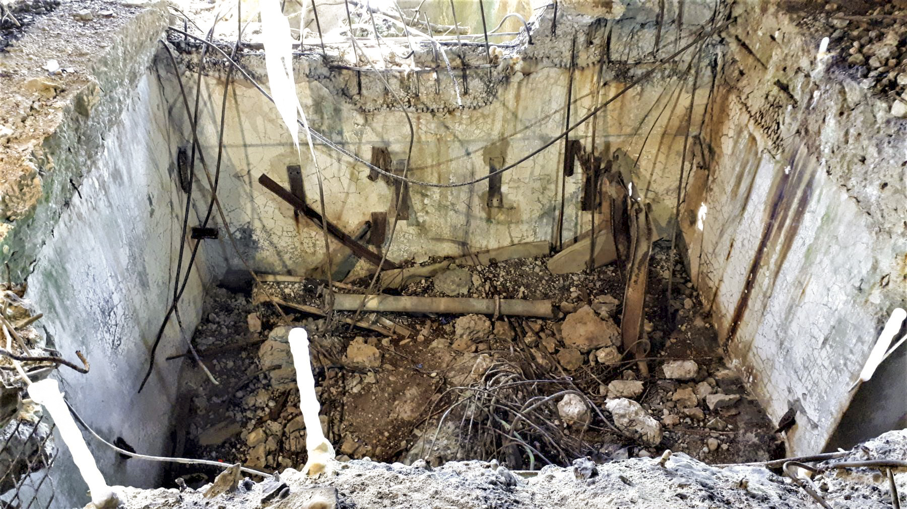 Ligne Maginot - HOCHWALD C1 - (Casemate d'infanterie) - Sous la chambre de tir, une chambre de repos pour 12 hommes