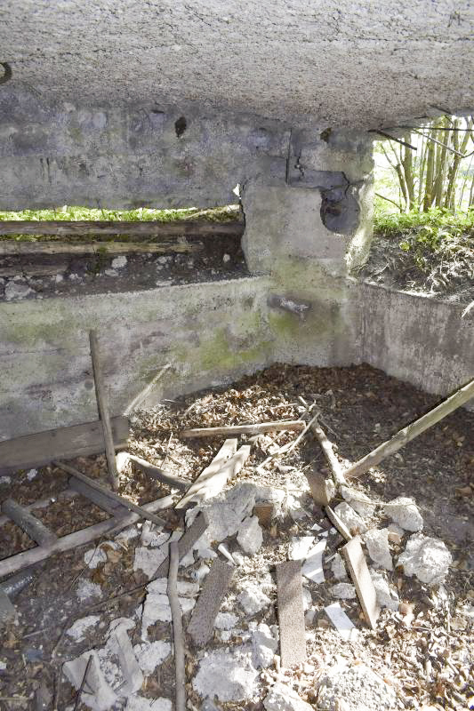 Ligne Maginot - Blockhaus de Ramelshausen 6 - Vue intérieure