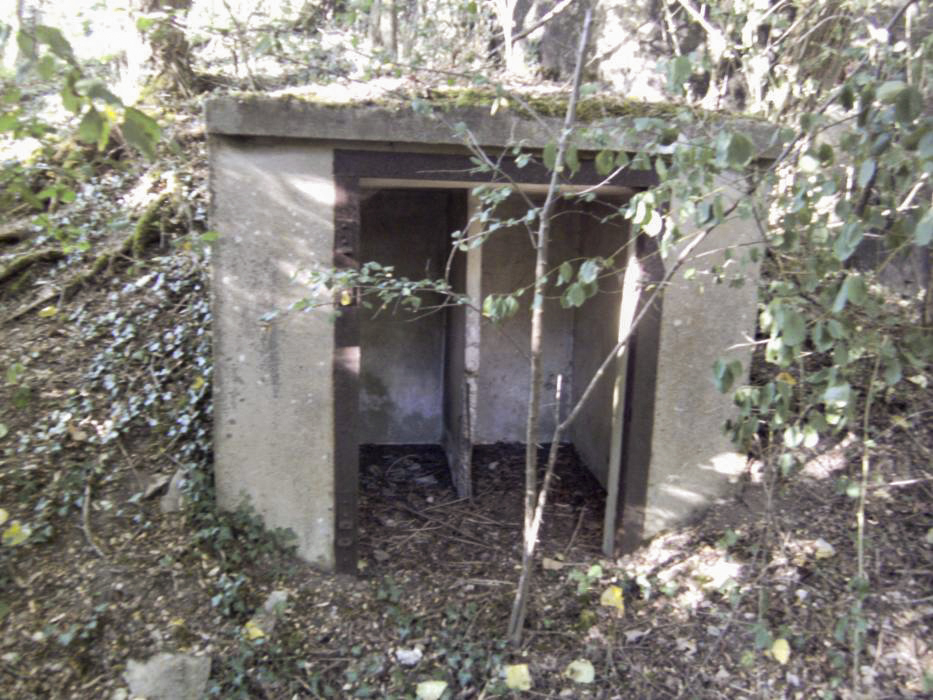 Ligne Maginot - ROUNTZENHEIM SUD - (Casemate d'infanterie) - Les niches pour les mines et barbelés - SCHENDEL Peter