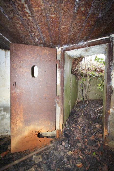 Ligne Maginot - BARRWALD Centre (Blockhaus pour arme infanterie) - Porte blindée