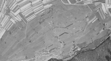 Ligne Maginot - FOUR A CHAUX - FAC - (Ouvrage d'artillerie) - Photo IGN de l'ouvrage