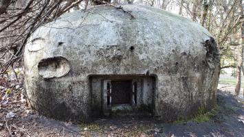 Ligne Maginot - NAGELSTHAL - (Blockhaus pour arme infanterie) - Impacts sur la cloche GFM
