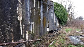 Ligne Maginot - HOFFEN - (Abri) - Façade
Le fossé diamant a été comblé