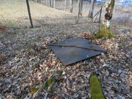 Ligne Maginot - D' - (Chambre de coupure) - La trappe du puits d'accès