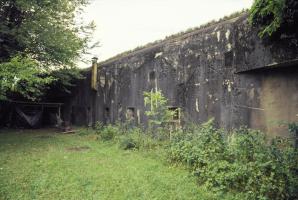 Ligne Maginot - BUCHHOLZBERG (I / 79° RIF) - (Abri) - La façade
Visite fin 90 avec la BA901