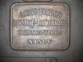 Ligne Maginot - BUCHHOLZBERG (I / 79° RIF) - (Abri) - Cuisinière à charbon Bonnaire-Zimmerman
Visite fin 90 avec la BA901