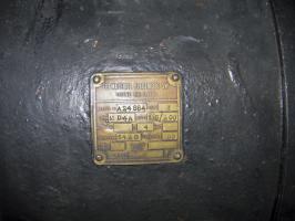 Ligne Maginot - BUCHHOLZBERG (I / 79° RIF) - (Abri) - Plaque moteur du ventilateur air pur
Visite fin 90 avec la BA901