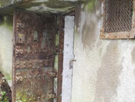 Ligne Maginot - GUNSTHAL COL EST - (Blockhaus pour arme infanterie) - La porte blindée de l'entrée