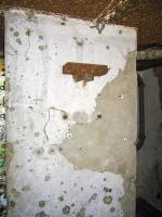 Ligne Maginot - GUNSTHAL COL EST - (Blockhaus pour arme infanterie) - Emplacement du téléphone TM 32 à coté de l'entrée