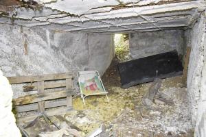 Ligne Maginot - BLODELSHEIM OUEST 4 - (Abri) - Intérieur vue vers l'entrée nord