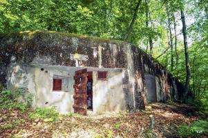 Ligne Maginot - GUNSTHAL FERME OUEST - (Blockhaus pour arme infanterie) - Vue sur l'entrée