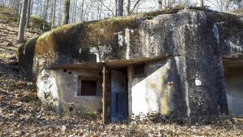 Ligne Maginot - GUNSTHAL FERME OUEST - (Blockhaus pour arme infanterie) - L'entrée