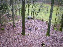 Ligne Maginot - GUNSTHAL FERME OUEST - (Blockhaus pour arme infanterie) - La cloche GFM surplombant le vallon de Guensthal