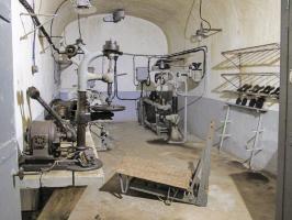 Ligne Maginot - SAINTE AGNES (SAG) - EO9 - (Ouvrage d'artillerie) - Atelier de réparation de l'ouvrage utilisé par les services du Génie et de l'Artillerie