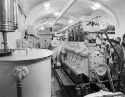 Ligne Maginot - SAINTE AGNES (SAG) - EO9 - (Ouvrage d'artillerie) - L'usine électrique
Groupe électrogène à moteur SMIM 4SR 19 de 100 CV