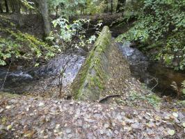 Ligne Maginot - WOLFSREDGEN ( FOSSE ANTICHARS ) - (Obstacle antichar) - Le seuil