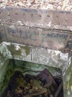 Ligne Maginot - D'21 - (Chambre de coupure) - Gravure dans le béton