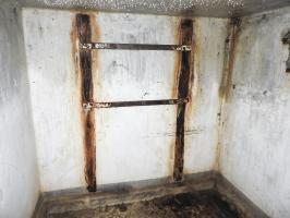 Ligne Maginot - D4 - (Chambre de coupure - Avec central) - L'intérieur vide