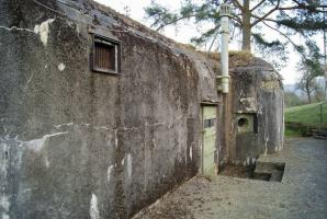 Ligne Maginot - DAMBACH NORD - NEUNHOFFEN SUD-EST - (Casemate d'infanterie - Double) - La façade arrière