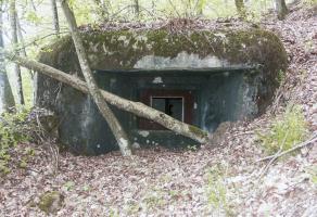 Ligne Maginot - ERLENMOOS Ouest (Avant Poste) (Blockhaus pour canon) - 