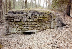 Ligne Maginot - GLASBRONN 1 - (Blockhaus pour arme infanterie) - Le blockhaus Glasbronn 1 en 1991