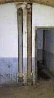 Ligne Maginot - HOFFEN - (Abri) - Conduits d'échappement des gaz de l'usine protégés par de la tresse isolante