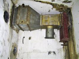 Ligne Maginot - HOFFEN - (Abri) - Batterie de chauffe alimentée par la chaudière sur le conduit air pur