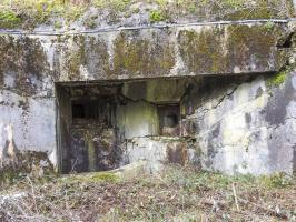 Ligne Maginot - GRAFENWEIHER EST - (Casemate d'infanterie - Simple) - Le flanquement Est