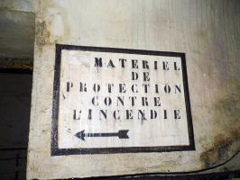 Ligne Maginot - GRAND HOHEKIRKEL - (Ouvrage d'artillerie) - Inscription dans la galerie principale (EM, Blockhaus intérieur)