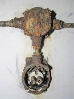 Ligne Maginot - FREUDENBERG (QUARTIER SCHIESSECK - I/37° RIF) - (Abri) - Prise de lampe baladeuse pour la visite de la fosse