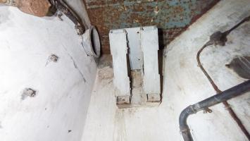 Ligne Maginot - FREUDENBERG - (Observatoire d'artillerie) - Support du ventilateur