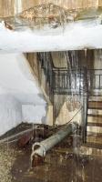 Ligne Maginot - REYERSVILLER - (Abri) - Il pleut au pied de la cage d'escalier du coffre Ouest