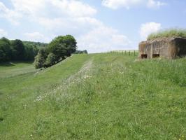 Ligne Maginot - 75BIS - POTINVAUX - (Blockhaus pour arme infanterie) - Vue vers l'ouvrage du Chesnois