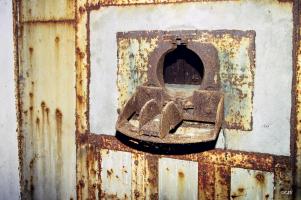 Ligne Maginot - Blockhaus MC21 - MC29B - Chambre de tir mitrailleuse Ouest
Trémie A2R pour mitrailleuse