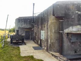 Ligne Maginot - MC21 - MC29B (Casemate d'infanterie - double) - Façade arrière 