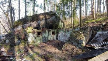 Ligne Maginot - SCHMELZBACH OUEST - (Casemate d'infanterie) - Vue sur la chambre de tir