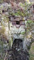 Ligne Maginot - SCHMELZBACH OUEST - (Casemate d'infanterie) - Créneau FM de façade et en bas créneau FM du fossé diamant