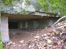 Ligne Maginot - Blockhaus HEILLINGEN DELL - Le créneau coté extérieur